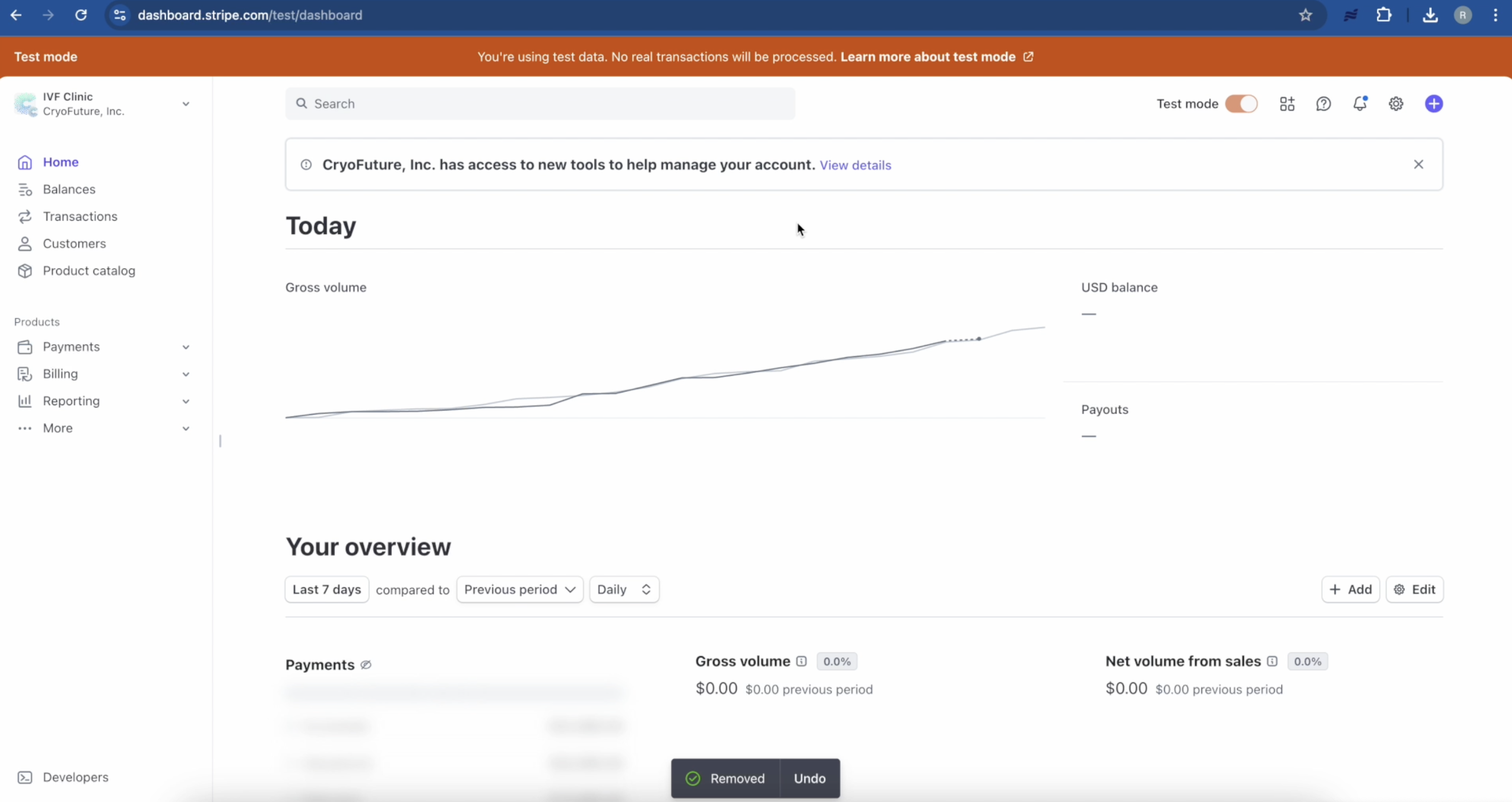 Payment Account Status